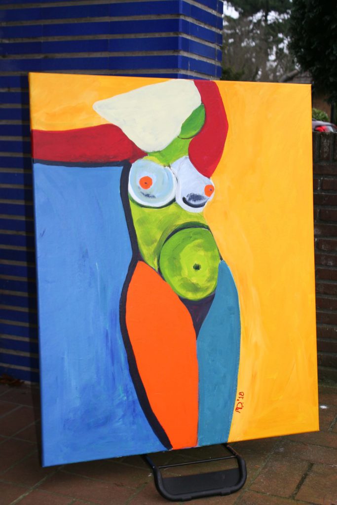 Nieuw leven - Acrylverf - 100x80 cm