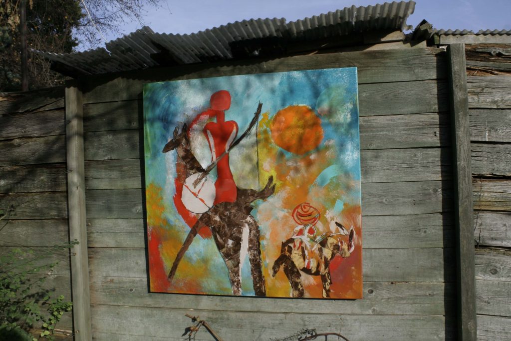 Don Quichot - Acrylverf - 100 -100 cm